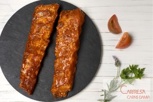 XURRASCO DE PORC AMB SALSA BBQ ( Disponible botiga Sarrià -no gluten ) 